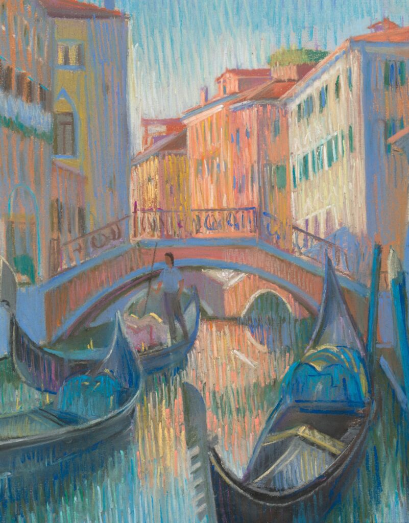 gondolas in Venice